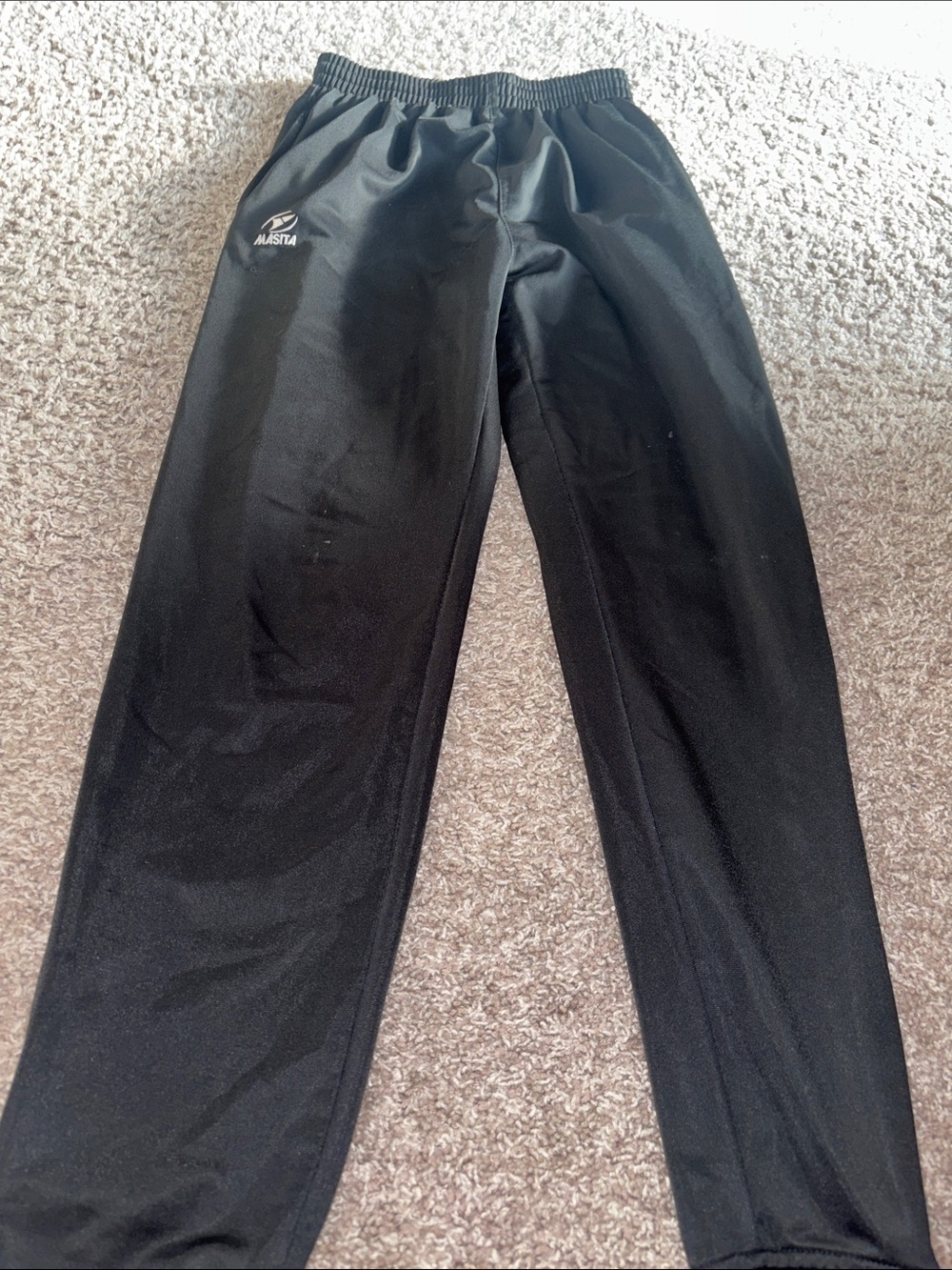 Black Athletic Track Joggers